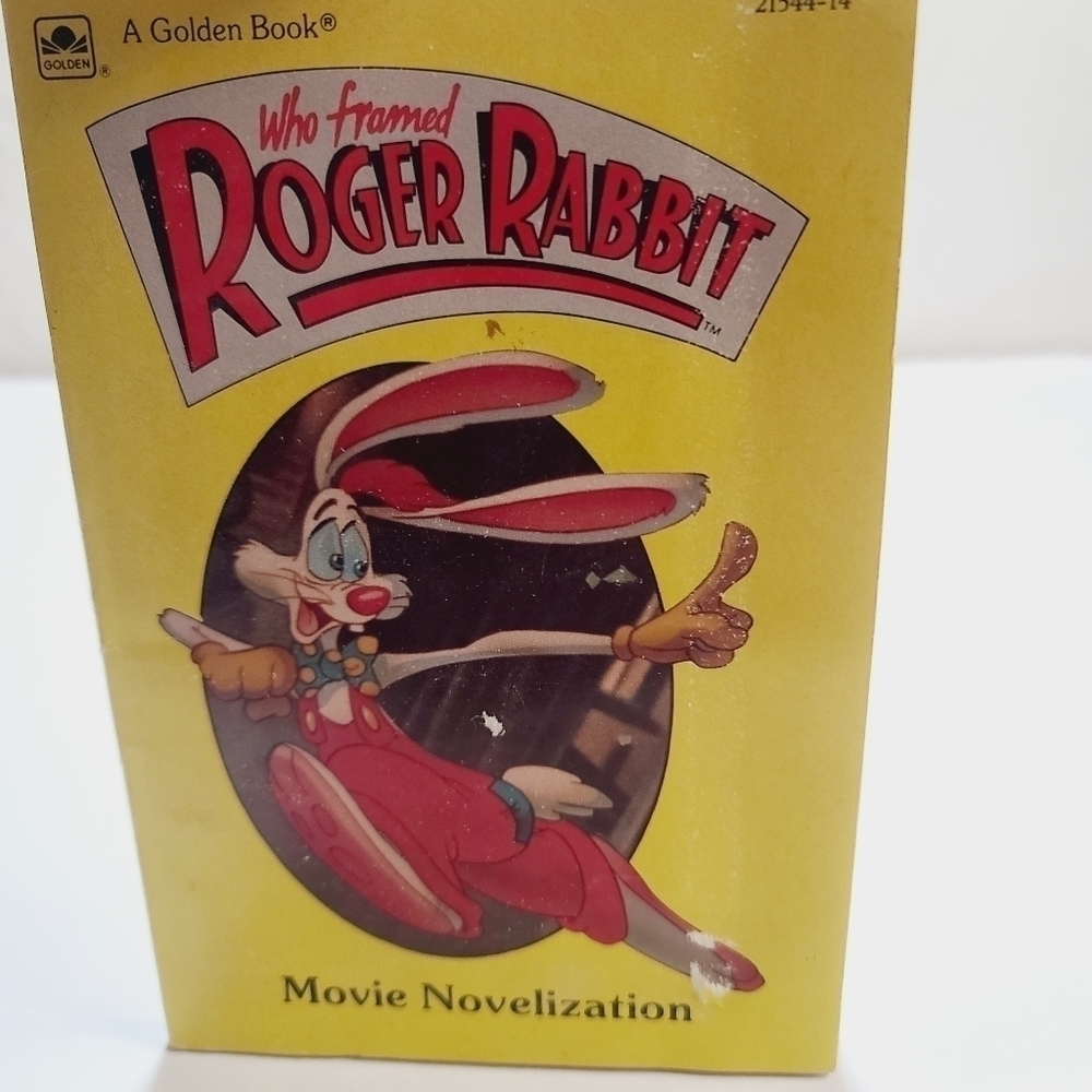 Vintage 1988 Who Framed Roger Rabbit A Golden Book Movie Novelization